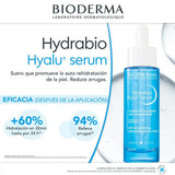 Sérum facial Hydrabio Hyalu+ de Bioderma, hidratación duradera sin dejar sensación pegajosa.