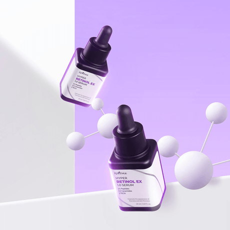 Hyper Retinol EX 1% Serum Isntree estimula colágeno y firmeza.