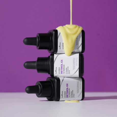 Hyper Retinol EX 1% Serum Isntree con acción antiedad intensiva.