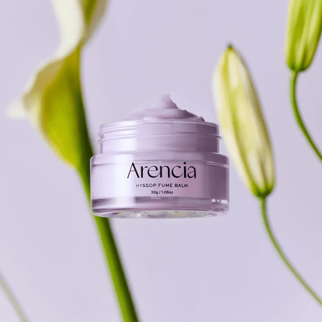 Bálsamo calmante natural con hisopo para piel sensible – Arencia