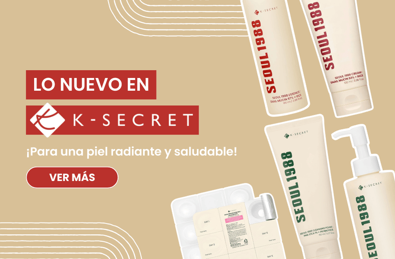 K-Secret marca de skincare coreano.