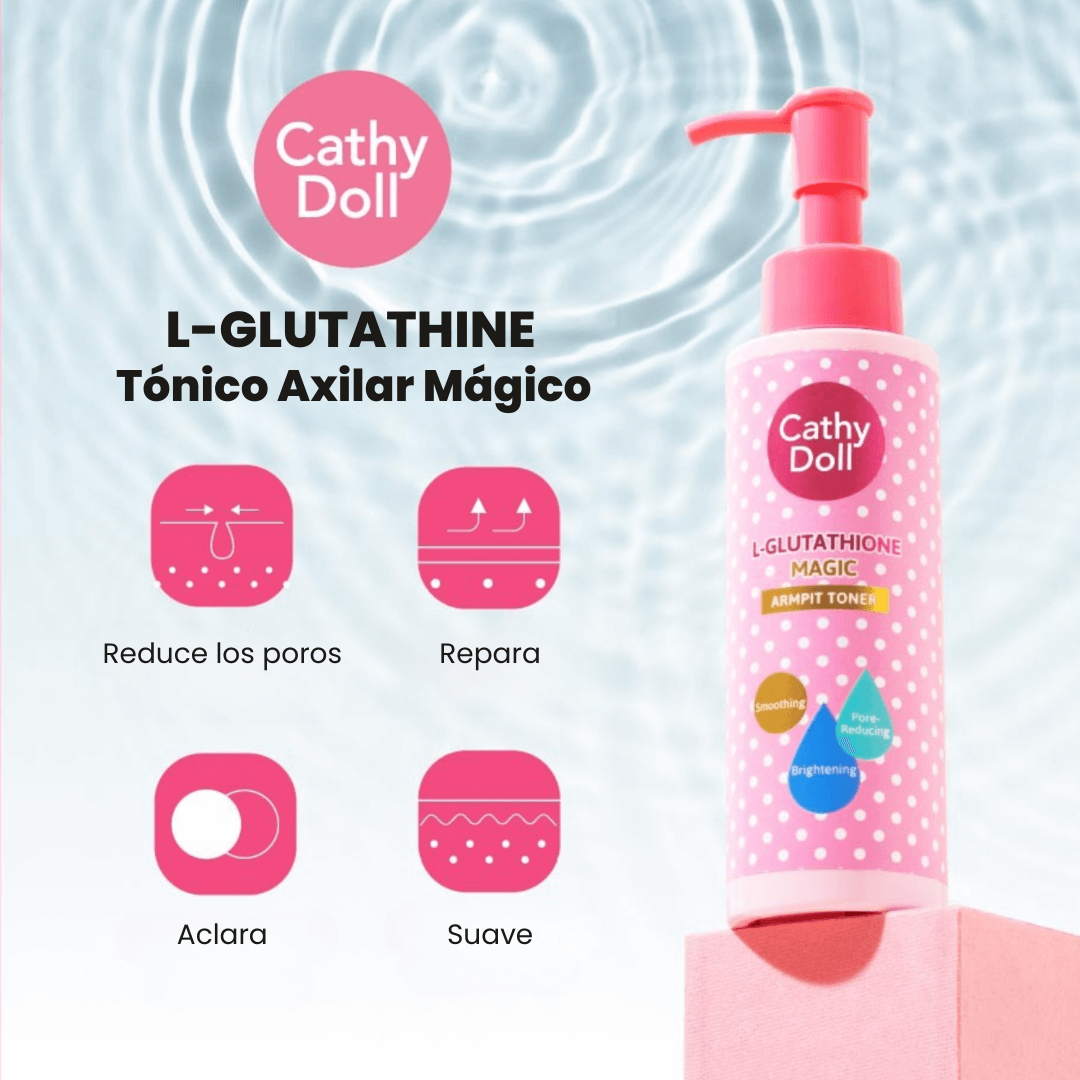 L-Glutathione Magic Armpit Toner: fórmula efectiva para piel más clara y uniforme.