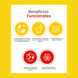 Lacto Premium Probiotics 19 NutriD-DAY refuerza las defensas naturales desde el intestino.