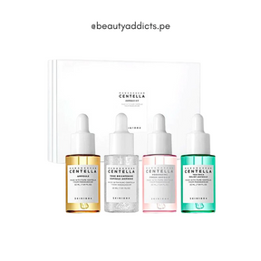 Madagascar Centella Ampoule Kit SKIN1004, solución para rojeces y piel estresada.