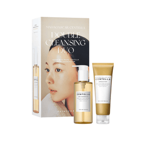 Skin 1004 Madagascar Centella Double Cleansing Duo que limpia a profundidad y calma la piel sensible.