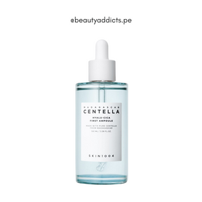 SKIN1004 Hyalu-Cica First Ampoule con 5 tipos de ácido hialurónico para piel hidratada.