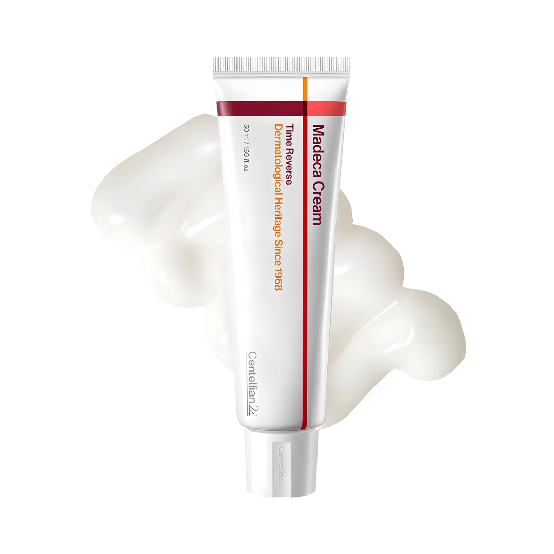 Madeca Cream Time Reverse Centellian24 reafirma y fortalece la piel con 30 000 ppm de TECA™ para mayor firmeza. 