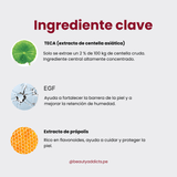 CENTELLIAN24 Madeca Derma Mask III refuerza la elasticidad con combinación de centella, EGF y própolis.