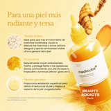 Tónico facial Medicube con ácido kójico, cúrcuma y activos renovadores que ayuda a mejorar manchas, unificar el tono y suavizar la textura de la piel.