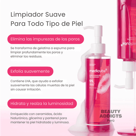 PDRN Hydrating Gel Cleanser formulado para proporcionar una limpieza profunda mientras ayuda a mantener la hidratación natural de la piel.
