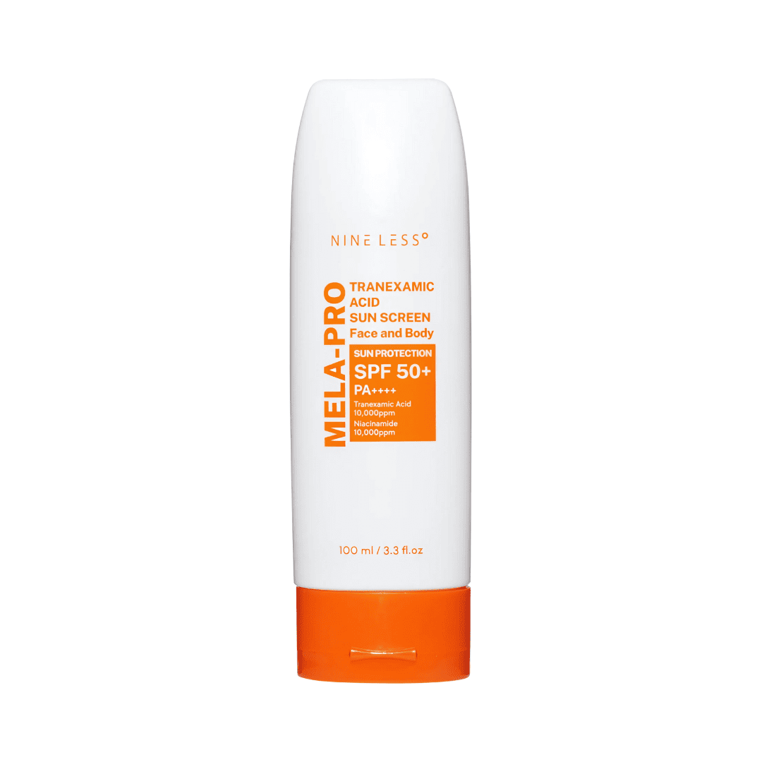 Protector solar Mela-Pro Tranexamic Acid para combatir la melasma, manchas y tono desigual.