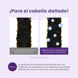 Shampoo coreano perfumado con esencia Baby Powder que limpia impurezas sin resecar y deja un acabado brillante y ligero.