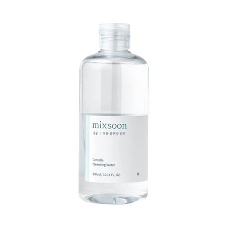 Agua micelar con centella asiática que elimina maquillaje e impurezas mientras calma la piel sensible.