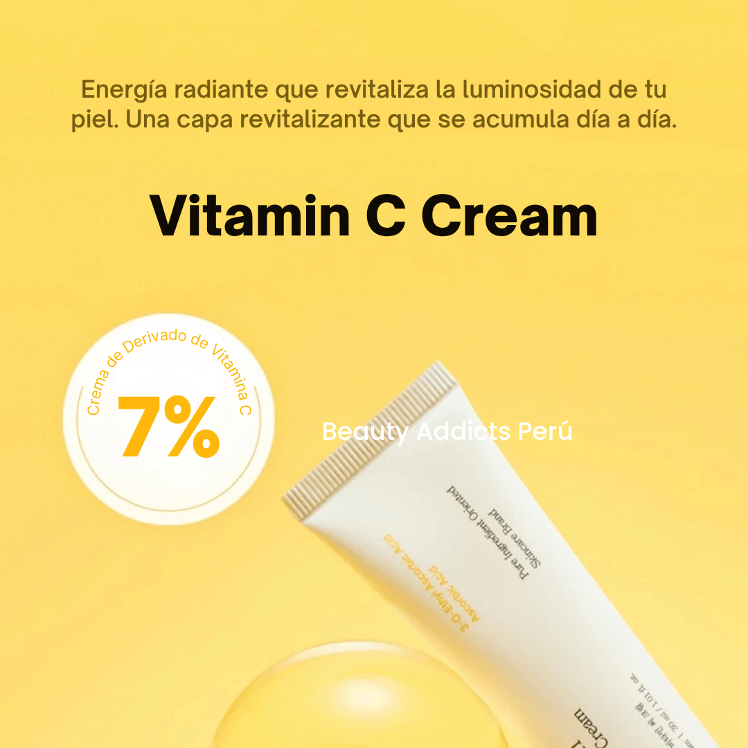 Hidratante con vitamina C que ayuda a mejorar textura y brillo natural.