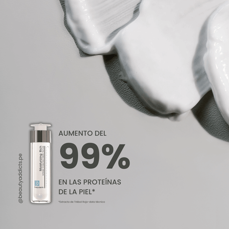 Frezyderm Moisturizing Rich Cream activa la producción de colágeno y elastina.