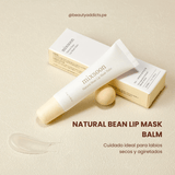 Mixsoon Natural Bean Lip Mask Balm repara labios agrietados sin sensación pesada.
