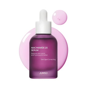 Niacinamide 20 Serum Jumiso ilumina la piel y reduce visiblemente las manchas oscuras.