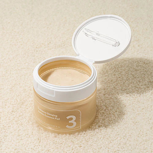 Numbuzin No.3 Radiance Pads veganos que calman con fermentos y betaina.