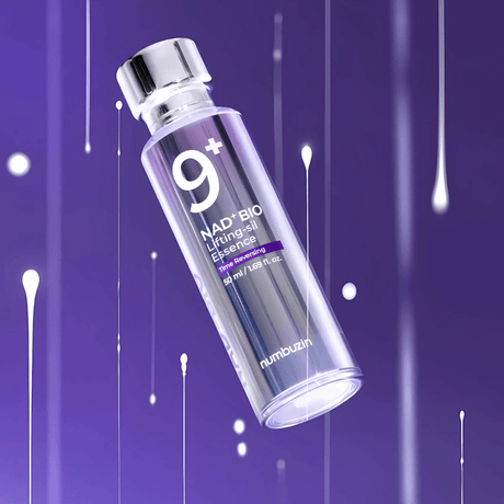 No.9 NAD Bio Lifting‑sil Essence estimula la reparación celular para una piel visiblemente rejuvenecida.