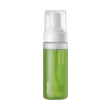 Limpiador Noni Acne Bubble de Celimax limpia profundamente mientras reduce brotes de acné.