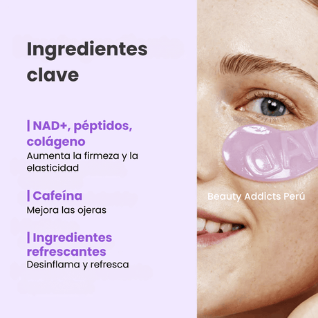 Numbuzin No.9 Eye Patches para revitalizar mirada cansada.