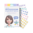 Parches para acné OOTD Star Spot Patch con diseño en forma de estrella que protegen granitos y aceleran la cicatrización.