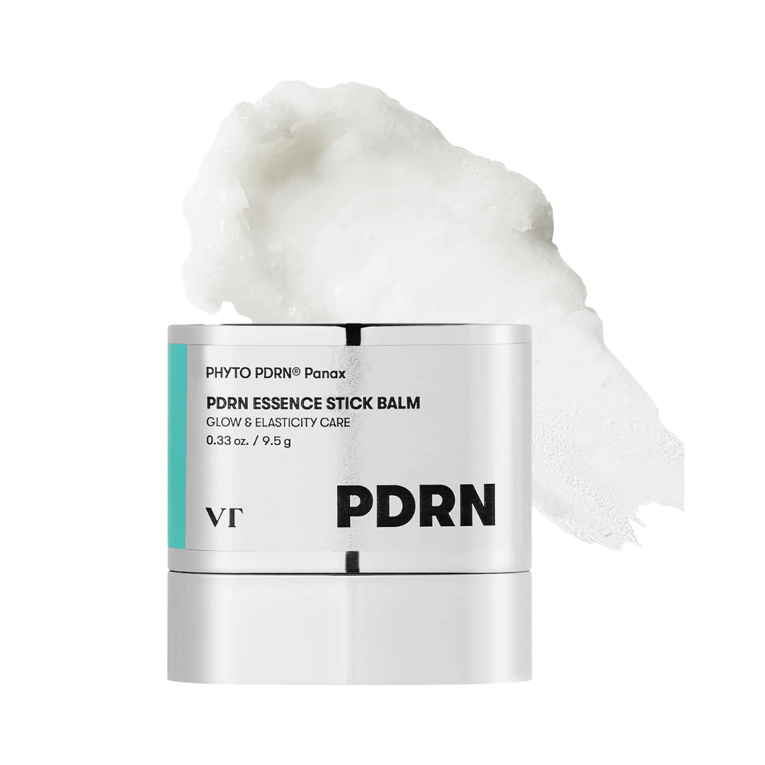 PDRN Essence Stick Balm VT Cosmetics hidrata zonas secas y aporta brillo saludable.
