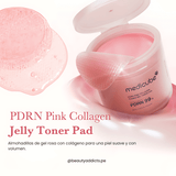 Pads faciales Medicube PDRN Pink Collagen calman y nutren la piel sensible.