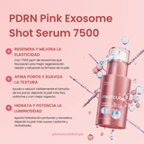 Medicube PDRN Pink Collagen Exosome Shot Serum 7500 hidrata y potencia la luminosidad.