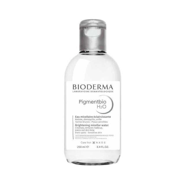 Pigmentbio H2O Bioderma limpia y desmaquilla pieles con manchas sin irritar.