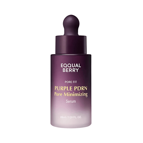 Purple PDRN Pore Minimizing Serum de Eqqualberry reduce poros y mejora firmeza de la piel.