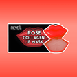 Mascarilla labial Revel Professional Rose Collagen Lip Mask con colágeno y extracto de rosa que hidrata profundamente, mejora la elasticidad y suaviza labios secos o agrietados durante la noche.