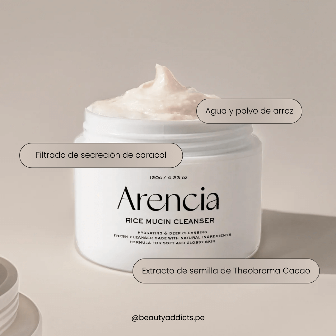 Rice Mucin Cleanser para pieles sensibles que necesitan limpieza delicada y cuidado.