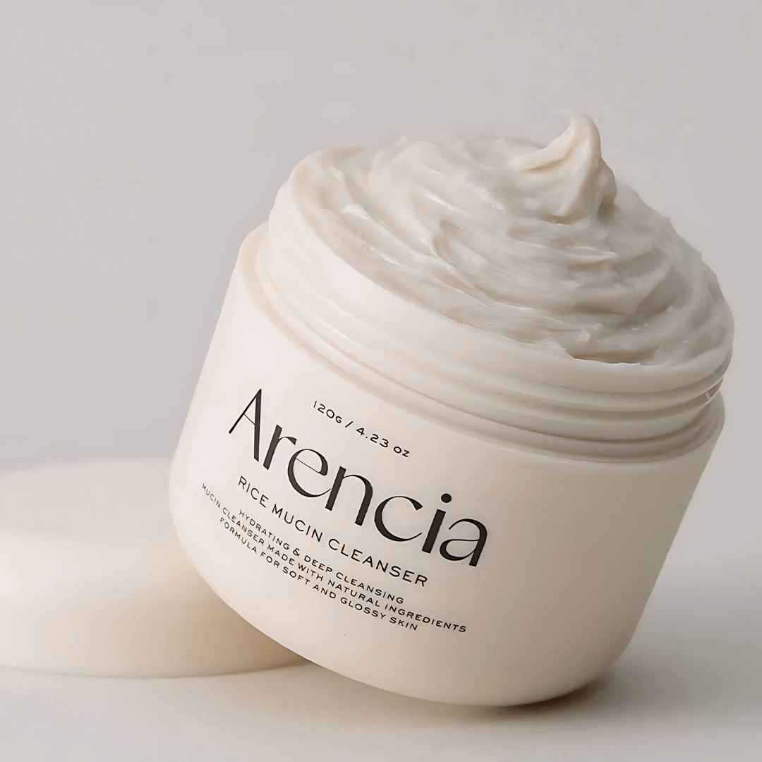 Rice Mucin Cleanser de Arencia con acción calmante e hidratante para piel seca o deshidratada.