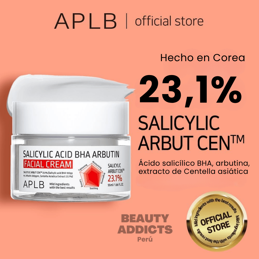 Salicylic Acid BHA Arbutin Facial Cream ideal para piel grasa o con tendencia acneica que busca hidratación sin sensación pesada.