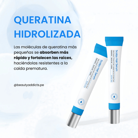 Scalpy Hair Serum de Seapuri mejora la circulación y fortalece los folículos de la raiz.