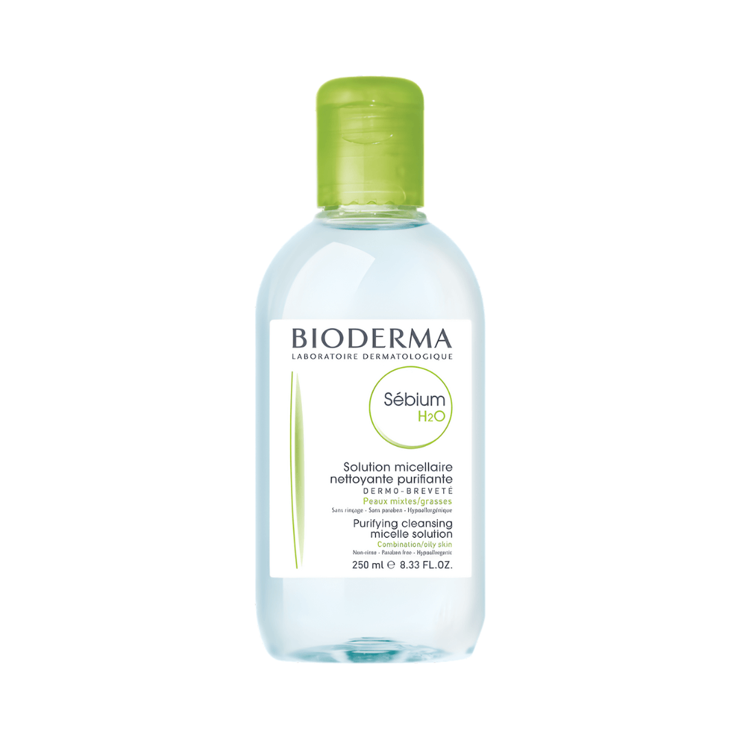 Sébium H2O Bioderma agua micelar que desmaquilla y equilibra la piel.