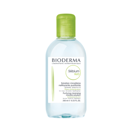 Sébium H2O Bioderma agua micelar que desmaquilla y equilibra la piel.