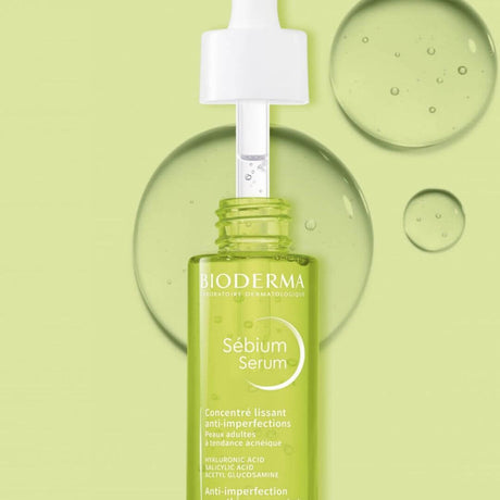 Bioderma Sébium Serum, fórmula hipoalergénica y sin parabenos para piel con tendencia acneica.