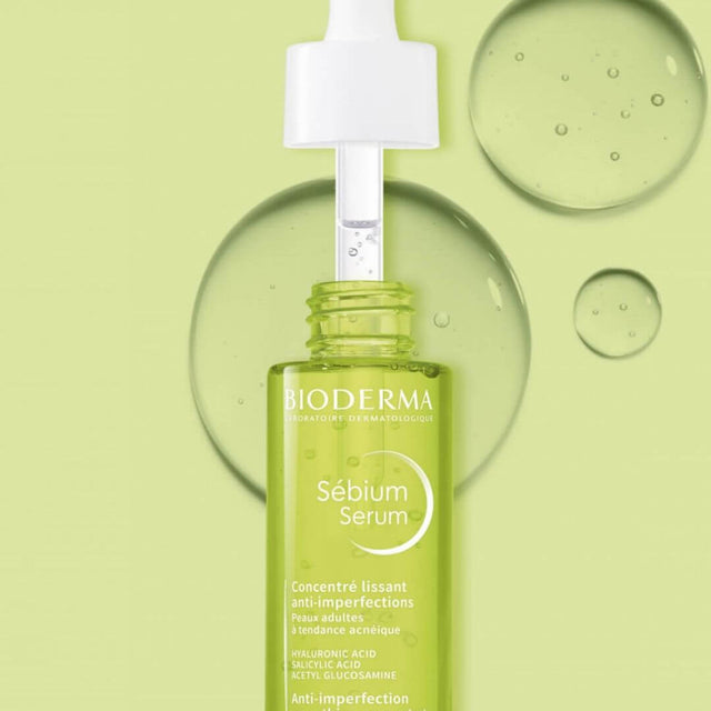 Bioderma Sébium Serum, fórmula hipoalergénica y sin parabenos para piel con tendencia acneica.
