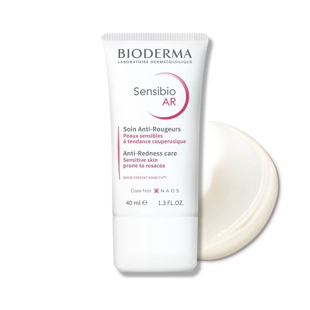 Sensibio AR Hidratante Bioderma calma rojeces y refuerza la piel sensible del rostro.