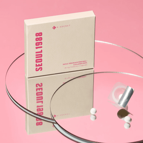 Ksecret Collagen Ball para revitalizar la piel madura con colágeno hidrolizado.