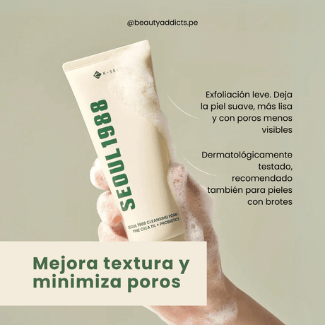 Seoul 1988 Foam Ksecret para piel sensible.