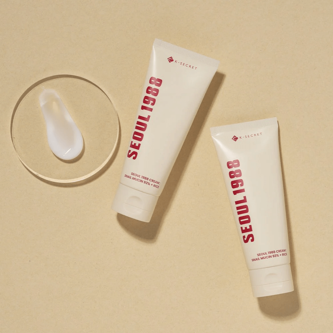 Crema coreana con snail mucin para elasticidad y reparación de la piel