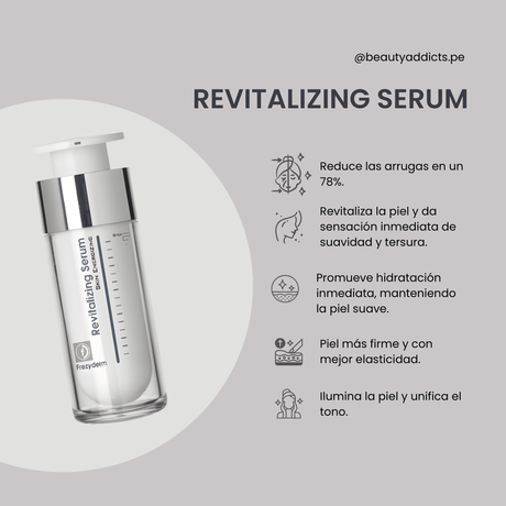 Sérum Revitalizador Frezyderm renueva la piel apagada y potencia su textura suave y uniforme.