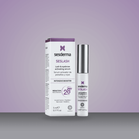 Seslash Crecimiento Cejas & Pestañas de Sesderma estimula el crecimiento natural.