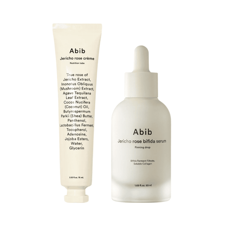 Set Abib Jericho Reborn con Rosa de Jericó para hidratar, reafirmar y revitalizar la piel seca o fatigada