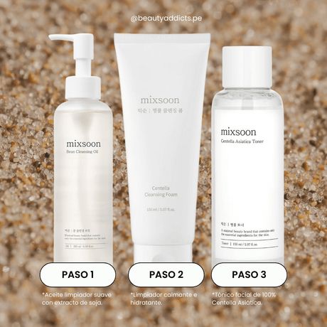 Kit vegano de 9 pasos Mixsoon: experiencia K-beauty en casa.