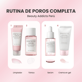Set facial compacto ideal para piel grasa o mixta con tendencia a poros dilatados.
