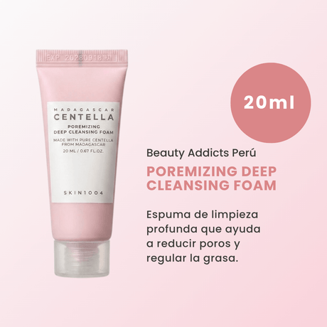Poremizing Deep Cleansing Foam. Kit Poremizing con ingredientes calmantes y purificantes para una piel más lisa y equilibrada.